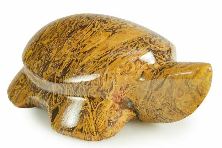 Carved Miriam Stone Turtle - India #366168